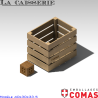 Caisse 40x30cm, hauteur 33,5cm