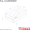Caisse 50x30cm, hauteur 16,5cm