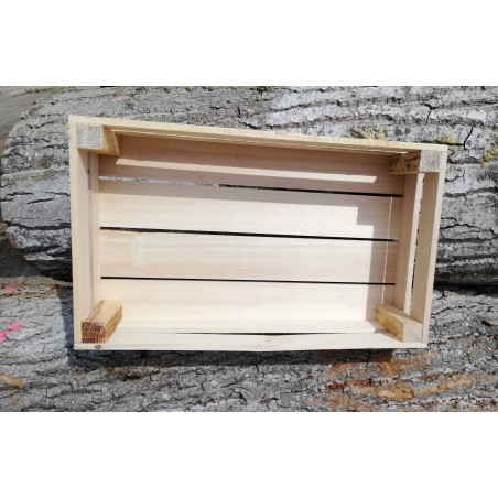 Caisse 50x30cm, hauteur 12,5cm