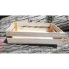Caisse 50x30cm, hauteur 12,5cm