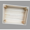 Caisse 40x30cm, hauteur 12,5cm
